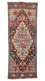 Bakhtiari Rug, Persia, Ca. 1902, 3'10'' x 10'1''