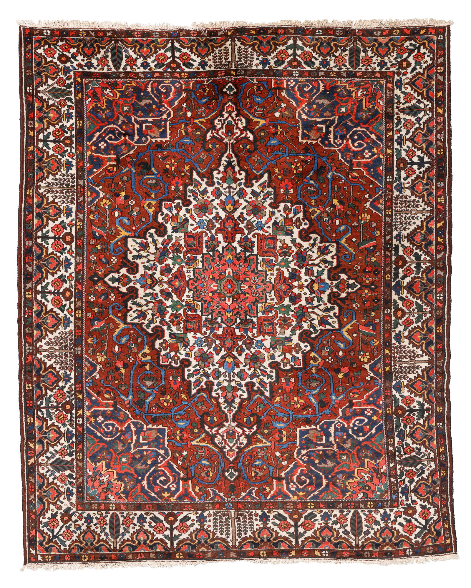 Bakhtiari Rug, Persia, Mid 20th C., 9'9'' x 12'5'' (1 of 5)