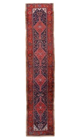 Blue Malayer Rug, Persia, Early 20th C., 3'6'' x 16'8''