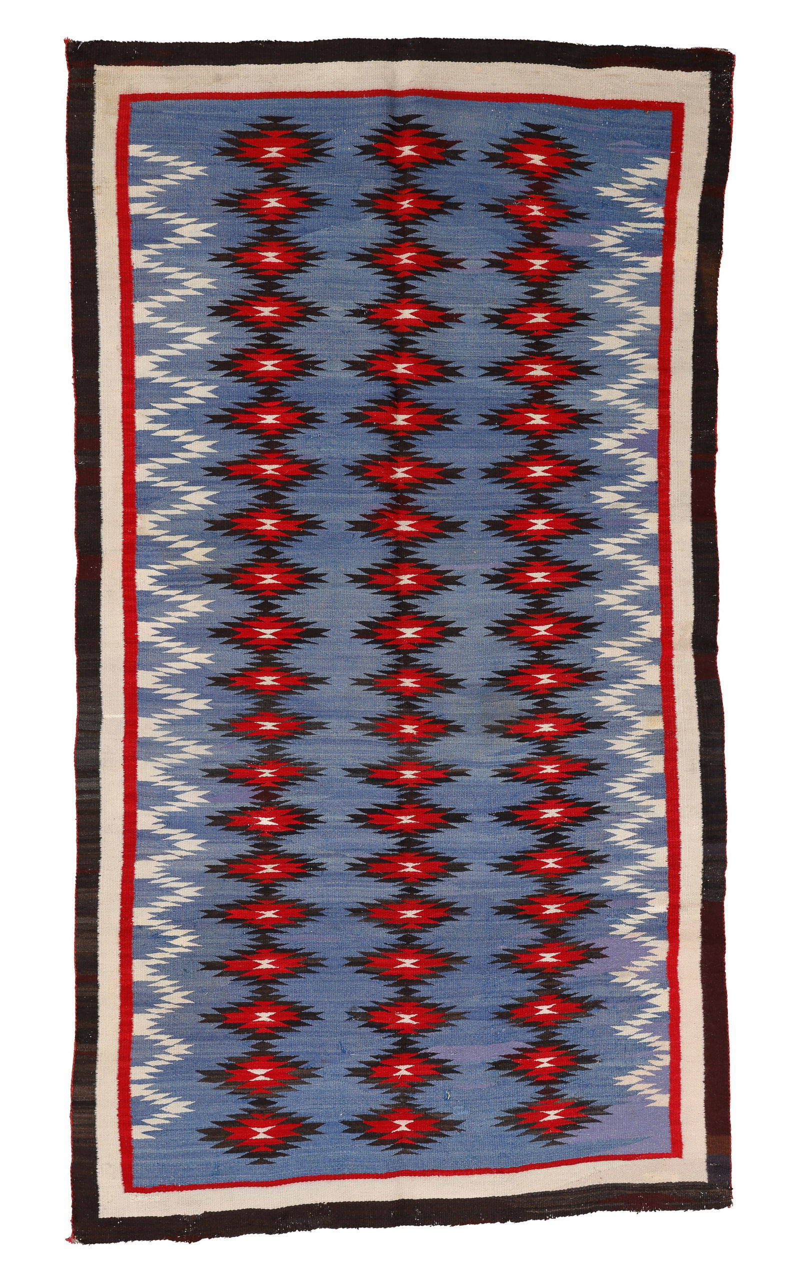 Large Navajo Rug, Early 20th C., 4'7'' x 8'3'' (1 of 3)