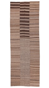 Mazandaran Kilim, Persia, Mid 20th C., 6'4'' x 17'11''