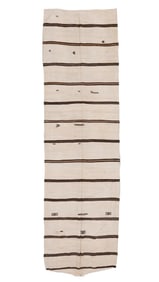 Central or East Anatolian Striped Kilim, Turkey, Early/Mid 20th C., 4'1'' x 14'6''