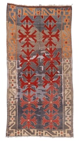 Avar Kilim, Caucasus, Ca. 1900, 4'2'' x 8'8''