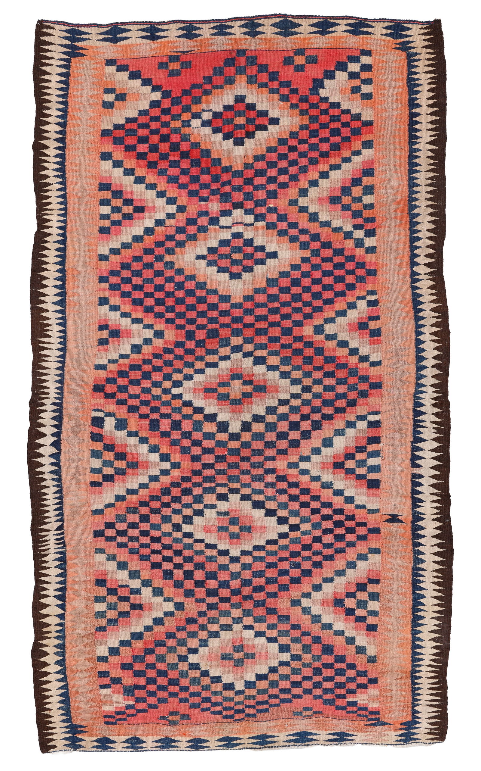 Veramin Area Kilim, Persia, Early/Mid 20th C., 5'3'' x 9'3'' (1 of 3)
