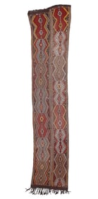 Malatya Cicim Kilim Runner, Turkey, Early 20th C., 2'6'' x 12'6''