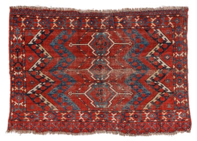 Beshir Chuval, Middle Amu Darya, Mid 19th C., 4'7'' x 3'2''