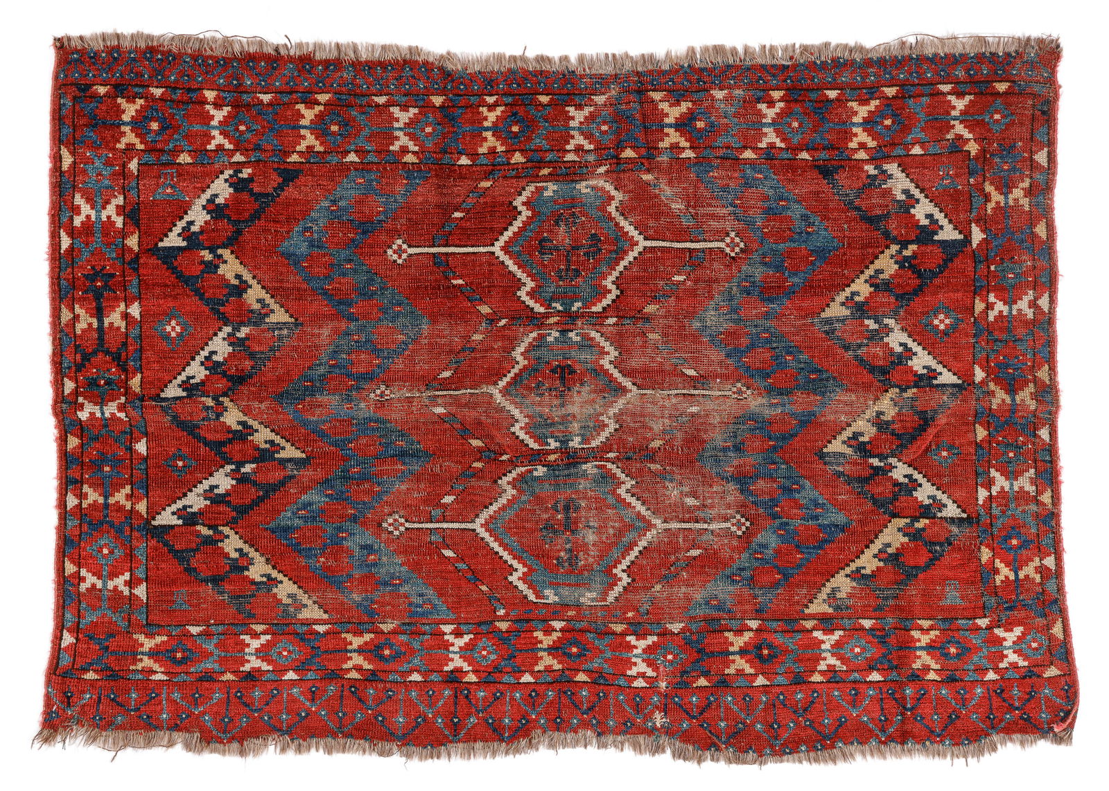 Beshir Chuval, Middle Amu Darya, Mid 19th C., 4'7'' x 3'2'' (1 of 4)