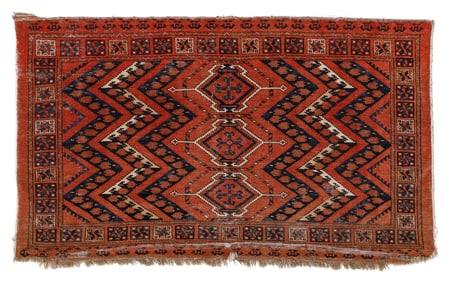 Beshir Chuval, Middle Amu Darya, Ca. 1875, 5'3'' x 3'2''