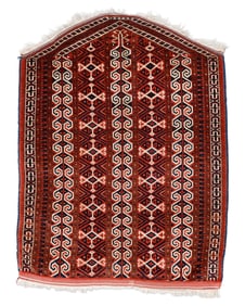 Yomud Cover, Turkmenistan, Ca. 1900, 3'3'' x 4'2''