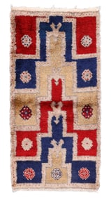 Central Anatolian Tulu Rug, Turkey, Mid 20th C., 2'11'' x 5'7''