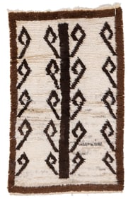 Central Anatolian Tulu Rug, Turkey, Mid 20th C., 3'10'' x 6'2''