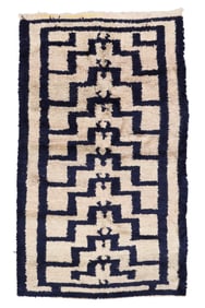 Central Anatolian Tulu Rug, Turkey, Mid 20th C., 4'6'' x 7'4''