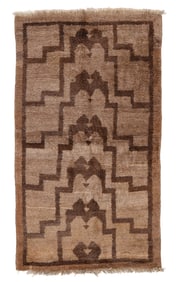 Central Anatolian Tulu Rug, Turkey, Mid 20th C., 4'0'' x 7'1''