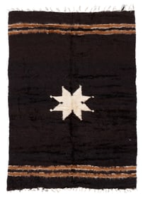 Siirt Blanket/Kilim, Turkey, Mid 20th C., 4'6'' x 6'6''