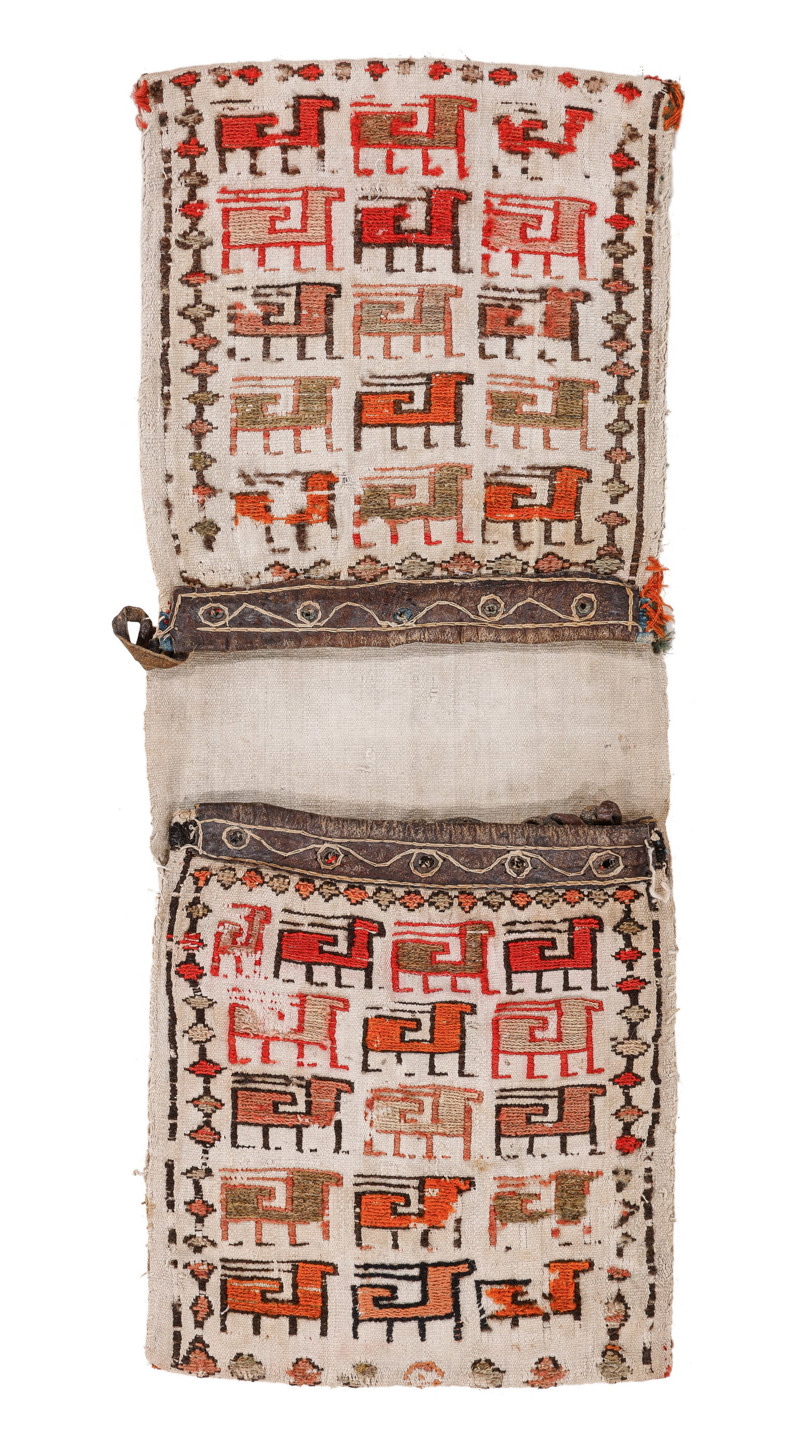 Small Shahsevan Double Bag, Transcaucasus, Early 20th C. (1 of 3)