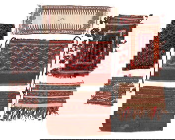 Estate Grouping of 7 Tribal Pile & Kilim Trappings