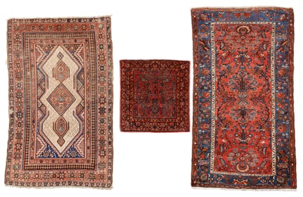 3 Estate Antique Persian Rugs