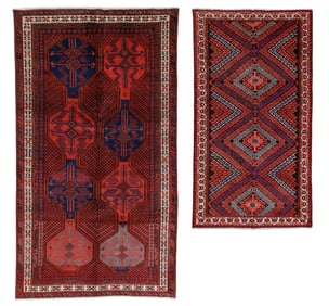 2 Shiraz Rugs, Persia, Late 20th C.
