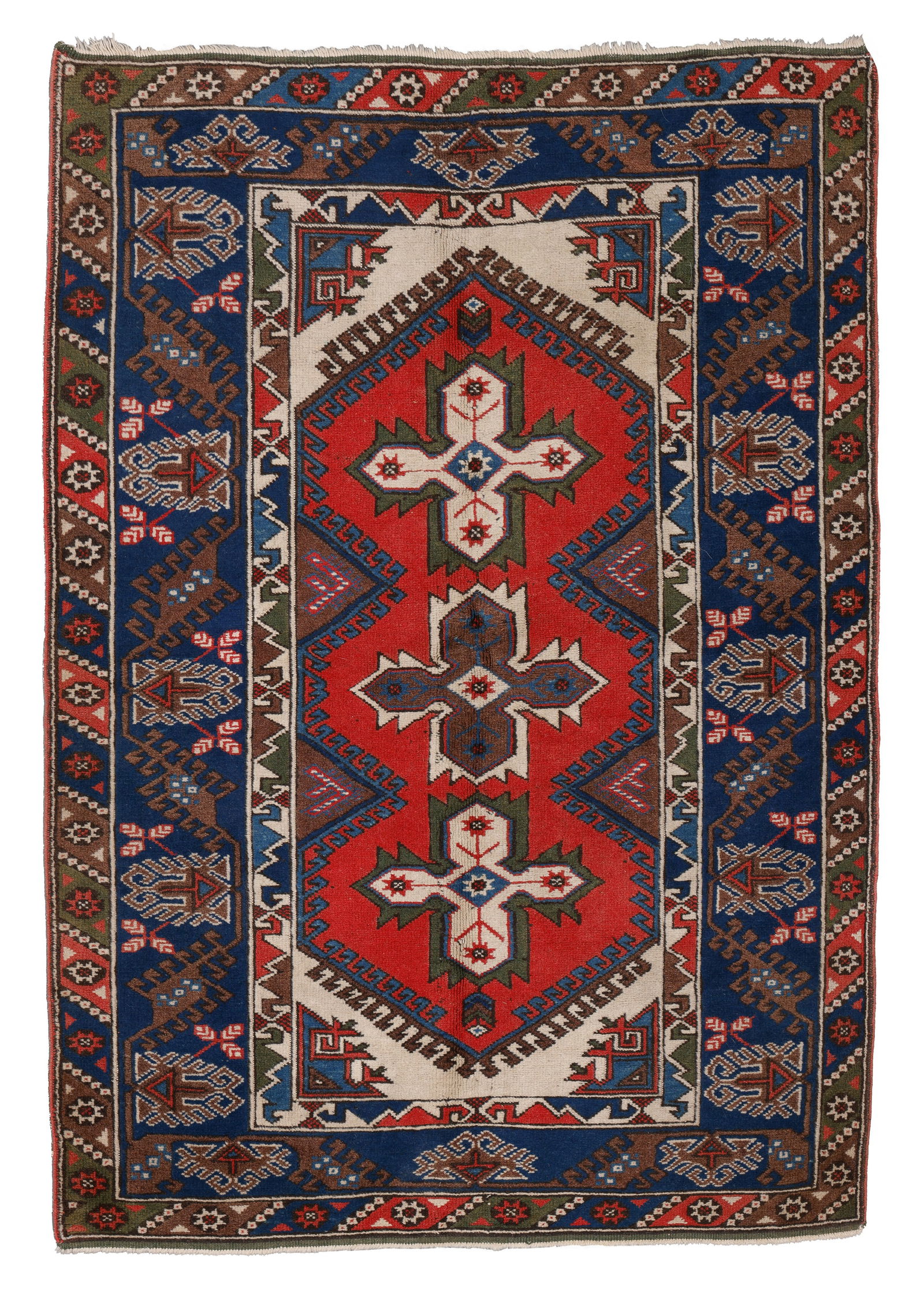 Dosemealti Rug, Turkey, Mid/Late 20th C., 4'1'' x 6'0'' (1 of 4)