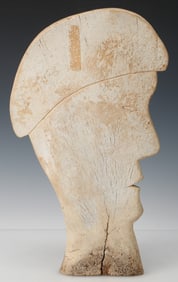Carved Whale Bone Scapula, Possibly Inuit