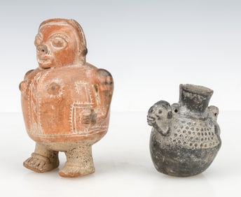 2 Pre-Columbia Pottery Artifacts
