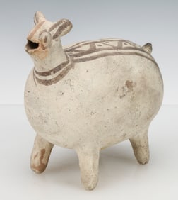 Pre-Columbian Chancay Pottery Llama