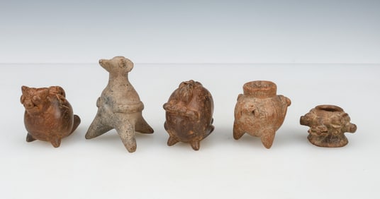 Collector's Lot of Diminutive Pre-Columbian Pottery Vessels