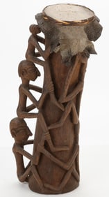 Asmat Drum. PNG And Replacement Head