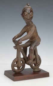 Colonial Bicyclist, Yoruba, Nigeria, Early 20th C.