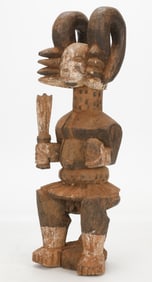 African Ikenga Ritual Personal Shrine Figure.