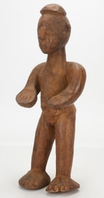 An Old African Medium Sized Igbo Alusi Shrine Figure