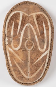 African Luo Okumba Shield, Kenya, 30" x 18"