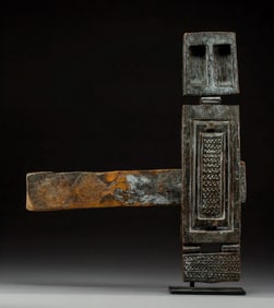 African/Africa Dogon Granary Door Lock, Mali