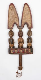 African Yoruba Shango Wand, Nigeria, C.1940s