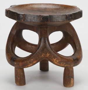 Hehe Stool, Tanzanian early to mid 20th C.: Hehe Stool, Tanzanian early to mid 20th C. Size: 11.5'' x 12'' x 11.5'' (29 x 30 x 29 cm). Provenance: Ex Pace Primitive, NY. Exhibited in show of African furniture, ex private NYC collection.