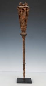 Metal Staff, Yoruba or Fon, Nigeria, 19th C.