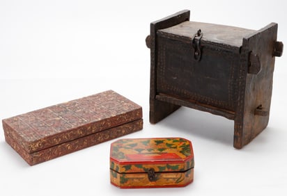 Continental Boxes from Tibet And India