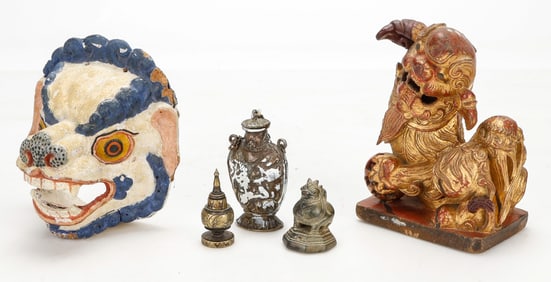 Group of Asian Ethnographic Objects