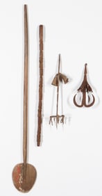 Group of Vintage Africa Artifacts, 20th C. & Prior