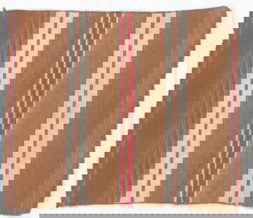 Aymara Tari Coca Cloth, Dept. of La Paz, 19th C.: Aymara Tari Coca Cloth, Dept. of La Paz, 19th C. Alpaca fiber. This elegant tari coca cloth was used by Aymara women during festivals to carry coca leaves. While chuspas (coca bags) were