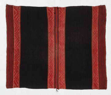 Quechua Llcklla, Queros, Cuzco Region, c. 1950-1970: Quechua Llcklla, Queros, Cuzco Region, c. 1950-1970. Wool. A standard woman's mantle of the period. Size: 3'2'' x 2'7'' (97 x 79 cm).