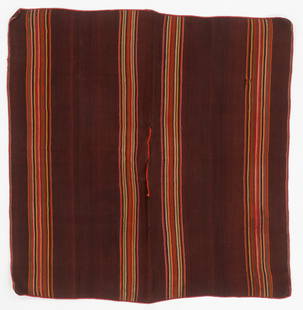 Aymara Man's Festival Poncho, Bolivar, Dept. of Cochabamba, c. 1900: Aymara Man's Festival Poncho, Bolivar, Dept. of Cochabamba, c. 1900. Man’s festival poncho, stored between use, exhibiting his finest clothing made by his wife. Ex Duff collection, Florida. Size: