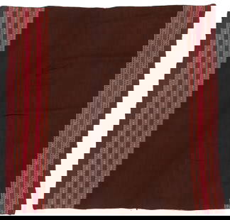 Aymara Woman's Aksu Skirt, Dept. of Oruro, 19th C.: Aymara Woman’s Aksu Skirt, Dept. of Oruro, 19th CenturyWool | 3'10" x 3'10" (117 x 117 cm)This complete ritual and festival aksu skirt, woven in the Altiplano, features an undyed alpaca ground