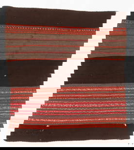 Aymara Woman's Aksu, Challa, Dept. of Cochabamba, c. 1850: Aymara Woman’s Aksu, Challa, Dept. of Cochabamba, c. 1850. Wool. This richly symbolic wedding aksu was woven to align the bride with the spiritual and communal values of her Aymara community.