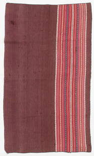 Aymara Woman's Urcu Skirt, Dept. of La Paz, 18th C.: Aymara Woman's Urcu Skirt, Dept. of La Paz, 18th C. This richly crafted archaic dance skirt, in colonial festival style, reflects the influence of Spanish costume on elite Indigenous peoples.