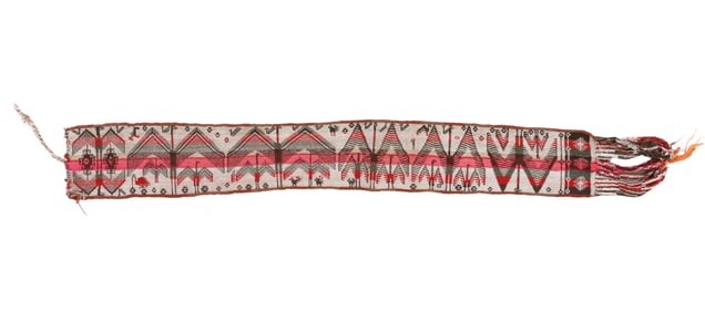 Quechua Chumpi Ceremonial Belt, Sacaca, Dept. of Potosi, 20th C.