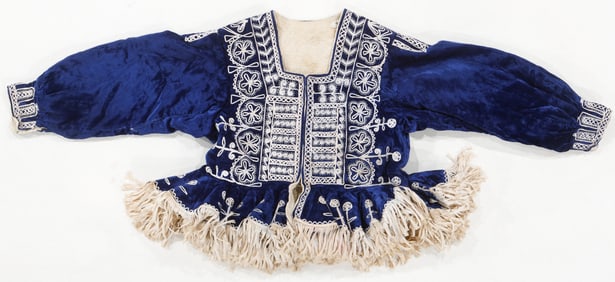 Chola Bolivian Velvet Bolero Dance Jacket, Early/Mid 20th C.