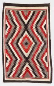 Navajo Rug, Early 20th C., 3'5'' x 5'7''
