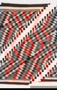 Navajo Rug, Early 20th C., 3'5'' x 5'7'': Navajo Rug, Early 20th C., 3'5'' x 5'7'' (104 x 170 cm). Wool.