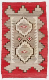 Navajo Rug, Early 20th C., 3'0'' x 4'11''